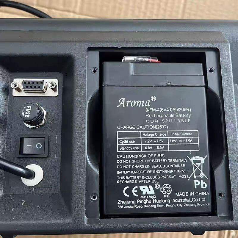 上海耀华XK3190A12+E地磅仪表显示器电子称蓝牙秤6V4AH原装蓄电池