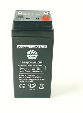 上海友声电子秤电池CB4-4 4v4ah/20HR电瓶友声电子称原装吊秤电池