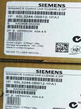 议价拍前咨询L3244-0BB12-1PA1产品 控制单元CU240E-2DP 6SL3 2