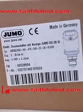 议价Jumo 00528994 久茂全新压力传感器 DELOS SI 405052/000 25b