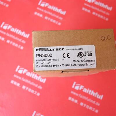 议价 PN3000 易福门全新压力传感器 PN-400-SBR14-MFPKG/US/ /