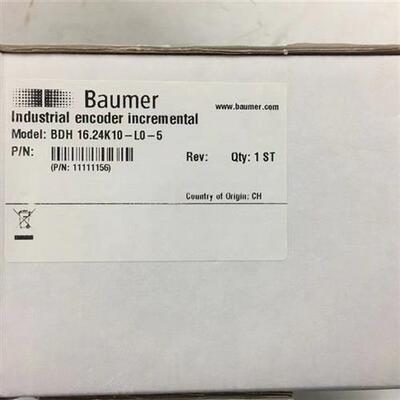 议价Baumer 堡盟宝盟编码器BDH 16.24K10-L0-5原装全新11111156