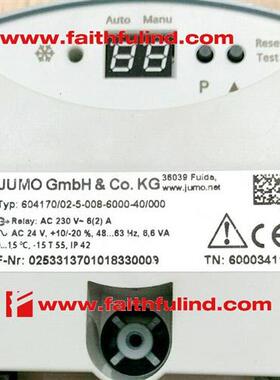 议价Jumo 60003411 久茂全新温度传感器  frostTHERM-ATE 604170/