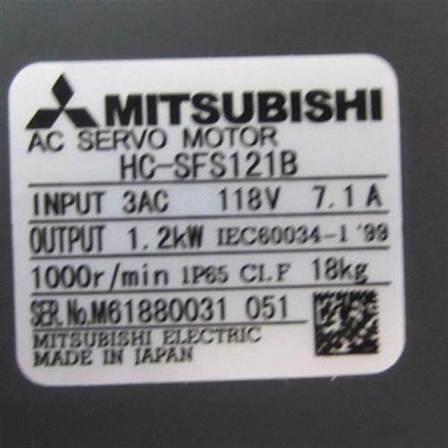 议价低价销售电机HC-SFS121B议价