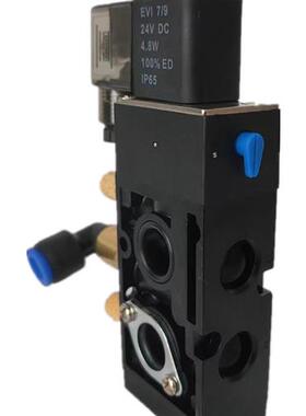 议价全新打刀缸电磁阀台湾中日流体五口二位电磁阀HNS523S-