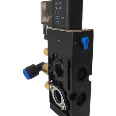 议价全新打刀缸电磁阀台湾中日流体五口二位电磁阀HNS523S-