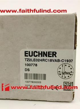 议价Euchner 100778 安士能全新安全开关 TZ2LE024RC18VAB-C1937
