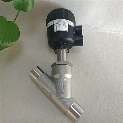 议价burkert宝德角座阀2000   1393  DN20  焊接接口不锈钢阀体