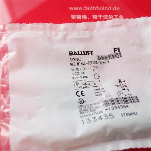 议价Balluff BES02KJ 巴鲁夫电感式感测器 BES M18ML-PSC50A-S04G