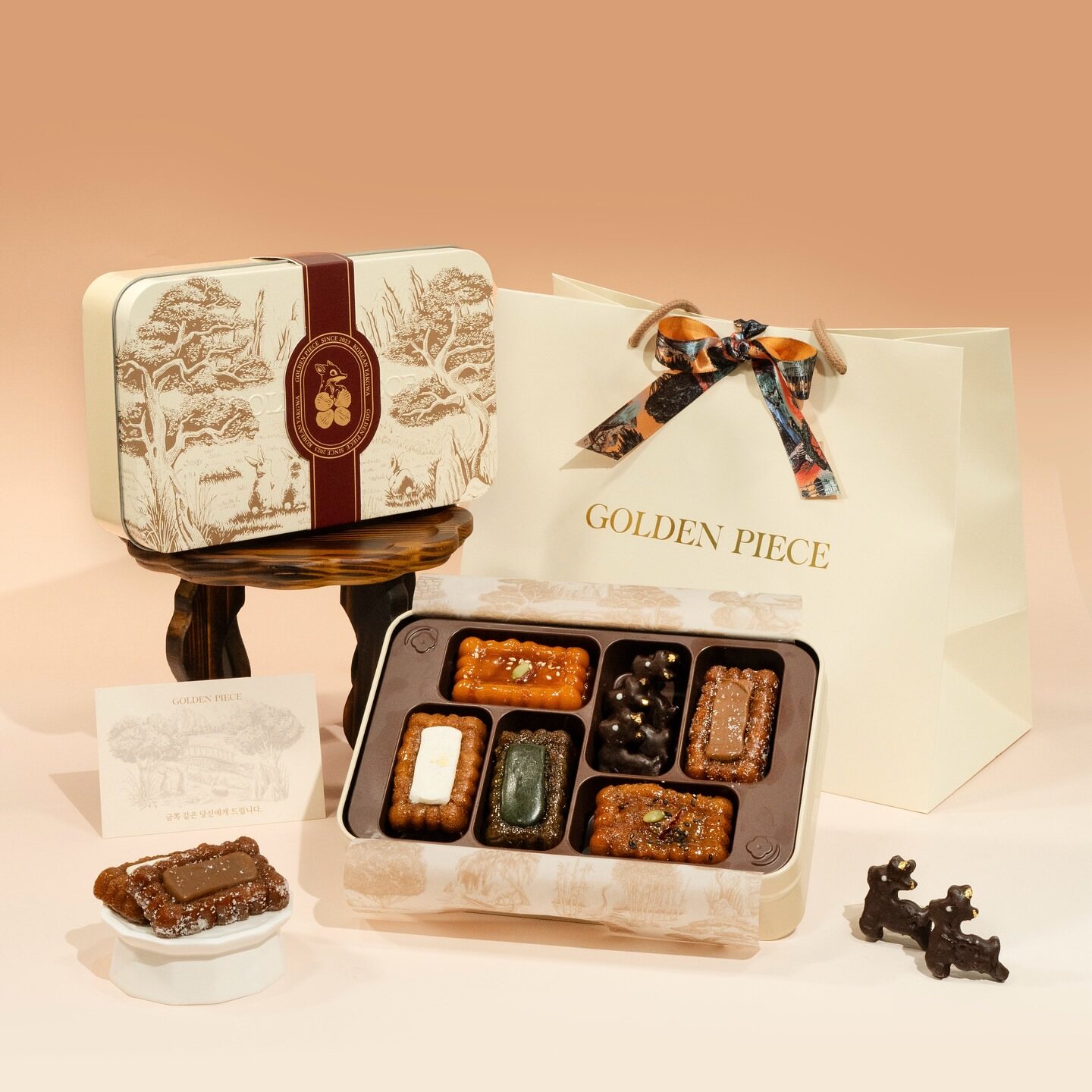 韩国GOLDEN PIECE 药果点心礼盒新年点心伴手礼多口味权志龙同款