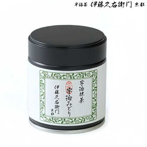 日本京都伊藤久右卫门宇治抹茶粉五十铃烘焙专用小绿罐装