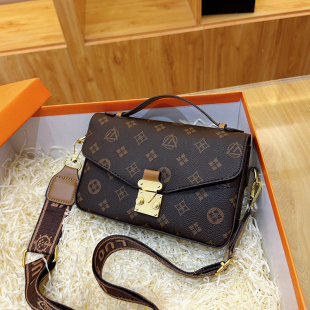 高级感宽带手提小方包女2026新款 宽带斜挎包单肩通勤邮差包 潮时尚