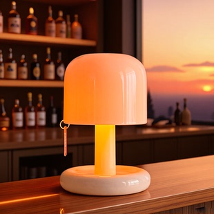 日落小台灯充电暖光桌面装饰氛围灯卧室喂奶床头伴睡灯酒吧桌灯