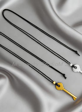 命运之门时尚钥匙吊坠项链长款