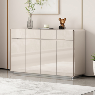 轻奢高级感入户鞋柜家用室内门口玄关柜新款2024爆款隔断储物柜子