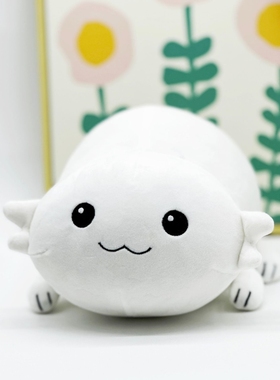 跨境新品star trek decks moopsy白色蝾螈周边毛绒玩偶 公仔玩具