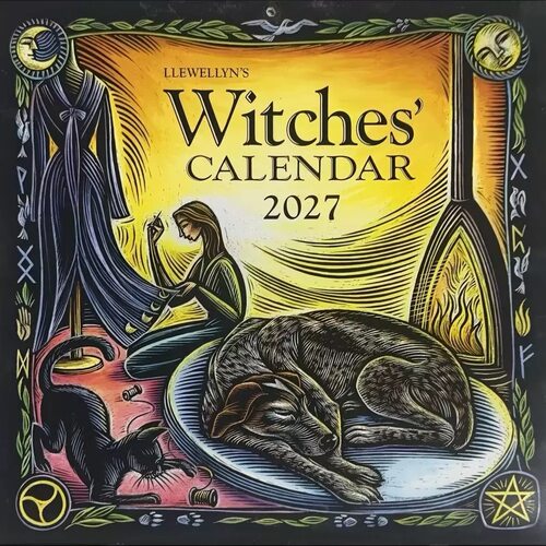 2027 Llewellyn女巫日历跨境爆款Witches' Calendar女巫的礼物