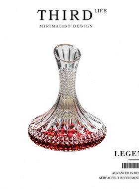 Life's·Legend·醒酒器红酒杯酒具欧式轻奢风套装水晶玻璃 |传奇