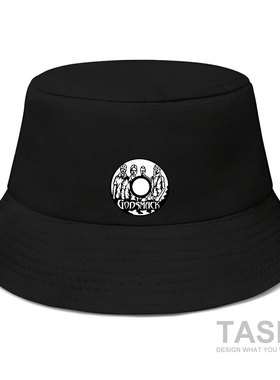 波士顿工业金属Godsmack男女户外防晒太阳帽遮阳渔夫帽潮设 无界