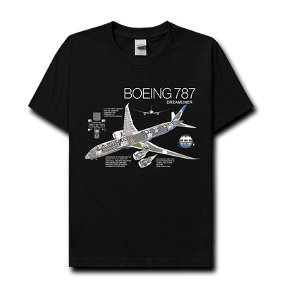 美国波音Boeing787Drea短袖T恤