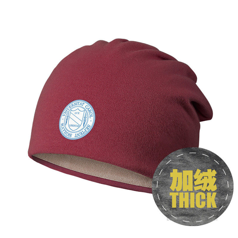 美国北卡罗来纳大学教堂山分校学生堆堆帽男女帽子加绒帽设 无界