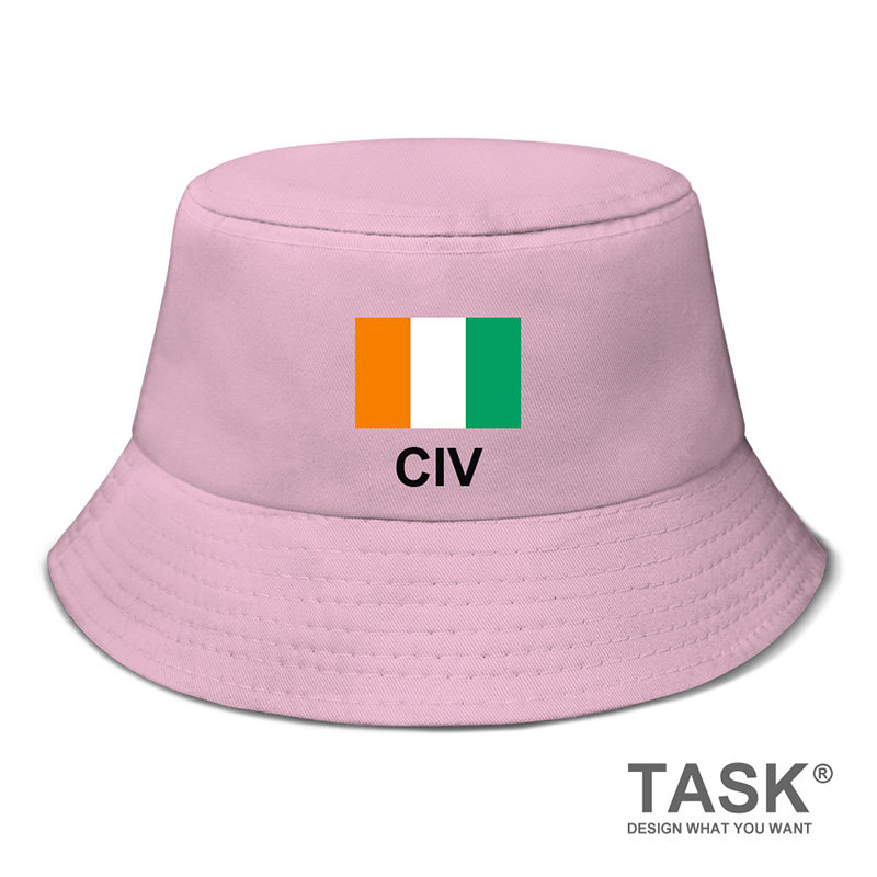 科特迪瓦ivory coast国家款渔夫帽遮阳帽男女防晒休闲帽子设 无界