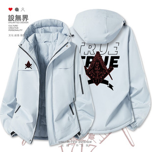 共济会Freemasonry复古徽章加厚棉服男女印花防寒棉袄外套设 无界