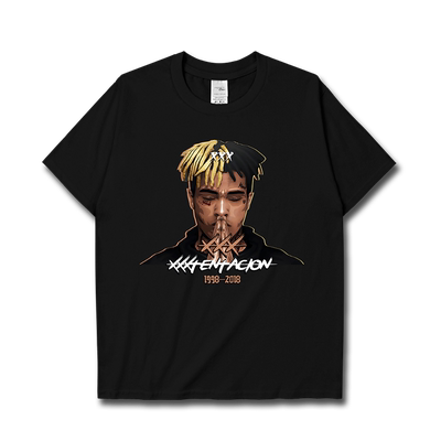 纪念XXXTentacion欧美嘻短袖T恤