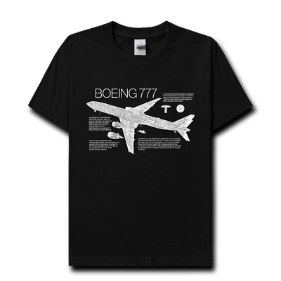 美国波音Boeing777航空客短袖T恤