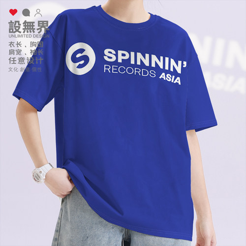 电音S厂SpinnRecords亚短袖T恤