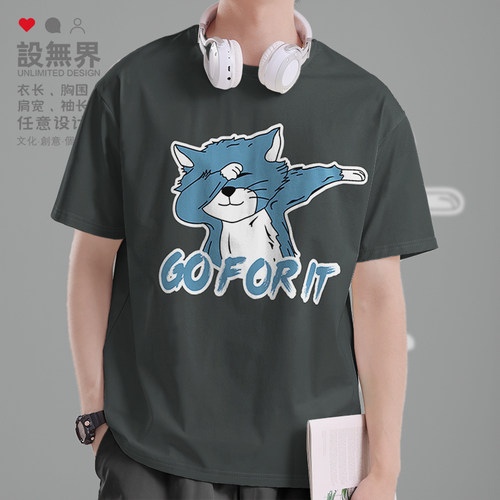SWAG卡通猫起飞可爱萌系短袖T恤