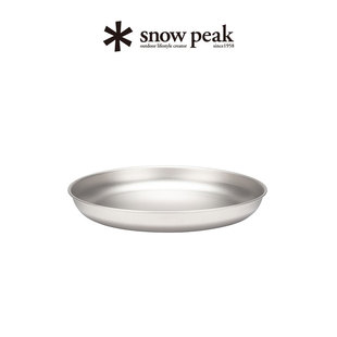 snowpeak雪峰钛盘钛碗户外露营轻量碗盘碟野炊餐具STW-002T/003T