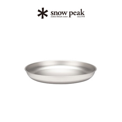 snowpeak雪峰钛盘钛碗户外露营轻量碗盘碟野炊餐具STW-002T/003T