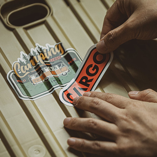 韩国cargo原装户外露营防水贴纸