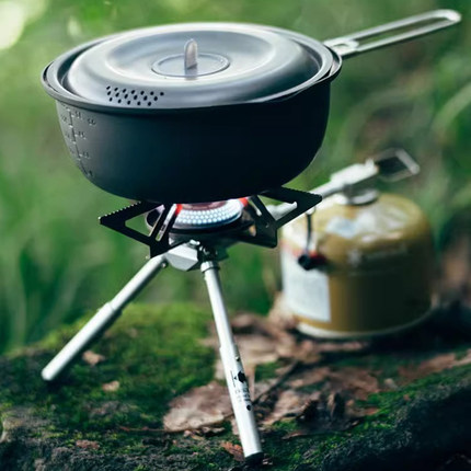 snowpeak雪峰sp户外便携气炉分体式迷你安定炉防风瓦斯炉GS-370