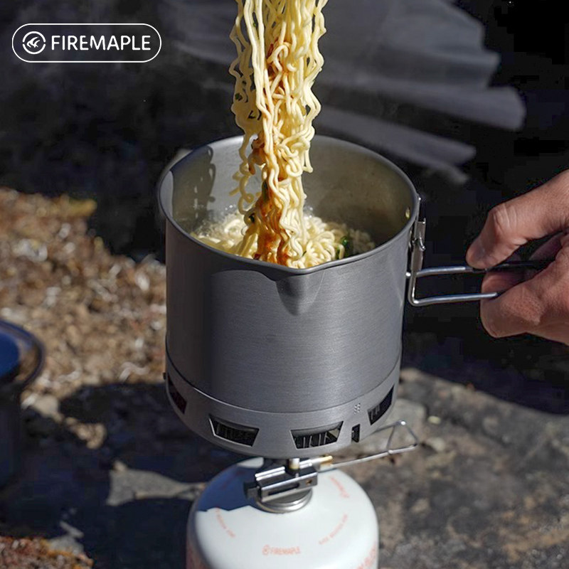 火枫轻山G2聚热锅户外徒步套装露营登山便携套锅野餐炊具煮饭神器图片