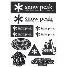Наклейка go out 野营贴纸日本snow peak 雪峰60周年贴纸户外品牌贴纸