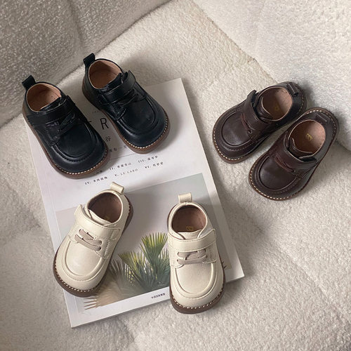 春秋款婴童皮鞋豆豆鞋学步鞋