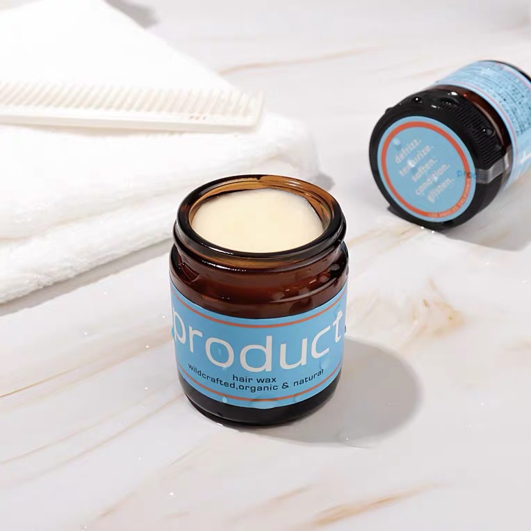 日系发蜡纯植物湿发蜡保湿定型