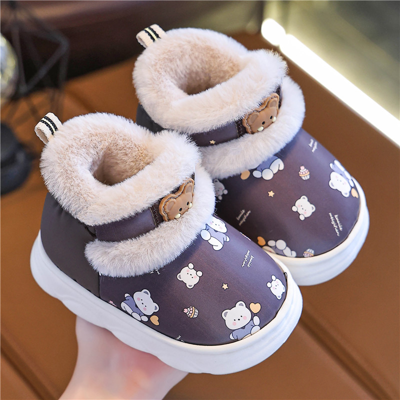 儿童棉拖鞋冬季高帮加厚毛绒女童防水中小童防滑保暖包跟宝宝棉鞋,童鞋/婴儿鞋/亲子鞋,儿童棉拖鞋,淘宝优惠券,粉丝福利购,淘宝优惠卷