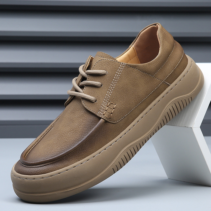 春夏季新款男鞋子透气复古英伦风镂空皮鞋男士潮流百搭洞洞休闲鞋