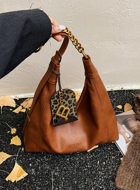 轻奢托特包女大容量2025新款高级感链条单肩通勤包