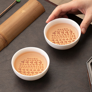 哈哈哈功夫茶杯创意趣味喝茶品茗单杯主人杯家用大号笑里藏刀搞笑