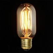 light edison vintage 40w bulb t45 incandescent e27 antique