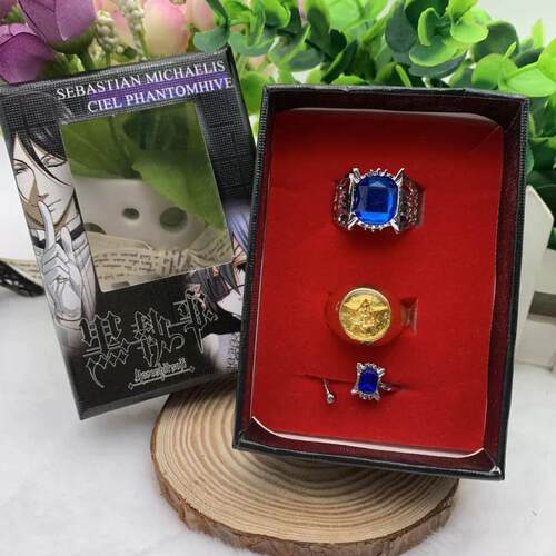 黑执事cos服饰女日系动漫戒指