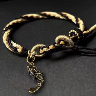 盗墓笔记周边联名手链张起灵吴邪蛇眉铜鱼轮回手绳配饰礼物
