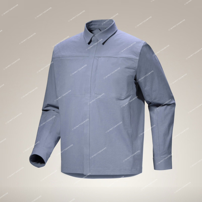 男士户外极简软壳棉质弹力衬衫