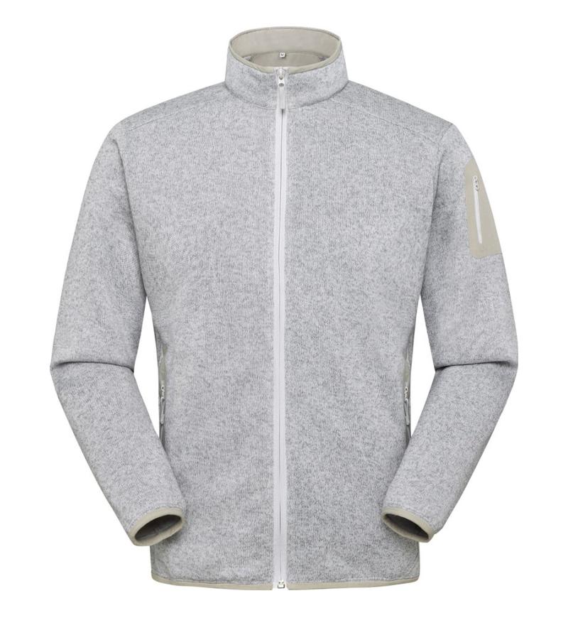 鸟家同款COVERT纯色立领抓绒衣拉链夹克外套保暖内搭