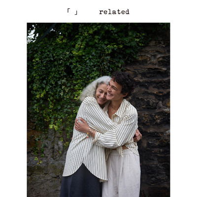 有关related|小水滴|长袖条纹衬衫女设计感2025新款宽松休闲上衣