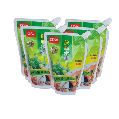 温州家乡酿造食醋海螺调味400ml江心放心米醋绿色带嘴点蘸